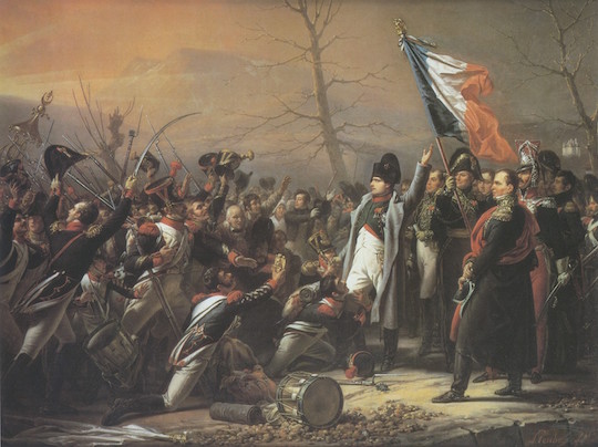 Napoleon greeted by the 5th Regiment at Grenoble after his escape from Elba (Charles de Steuben)